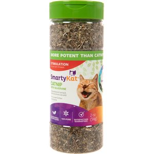 SmartyKat Silvervine Cat Attractant Catnip, 2-oz canister
