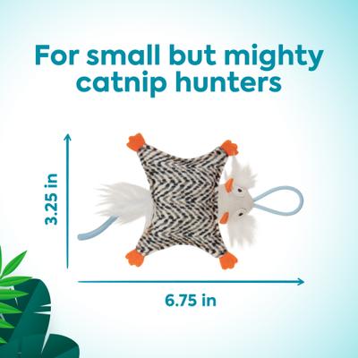 Show full view: SmartyKat Instincts Soarin' Squirrel HappyNip Silvervine & Catnip Crinkle Plush Launch & Chase Cat Toy slide 3 of 9