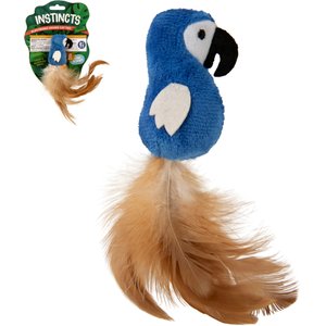 SmartyKat Instincts Chatty Chirp Plush HappyNip Silvervine & Catnip Bird Electronic Sound Cat Toy