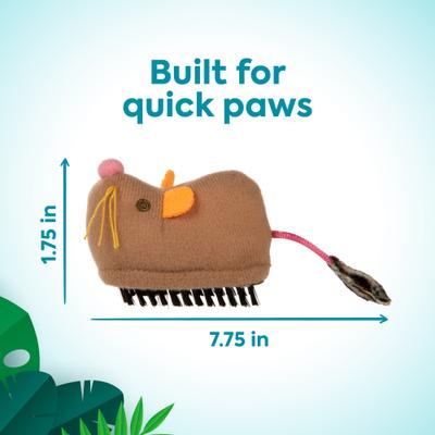 Show full view: SmartyKat Instincts Meandering Mouse Motion Battery Powered Plush Cat Toy slide 3 of 9