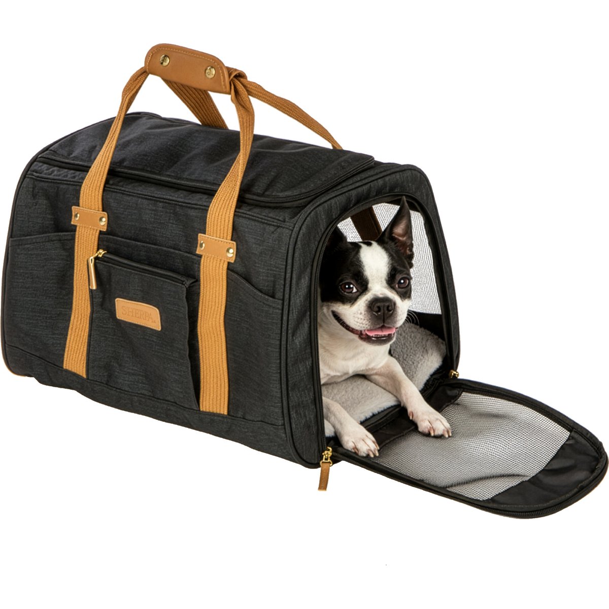 Sherpa Element Dog & Cat Carrier, Medium, Black