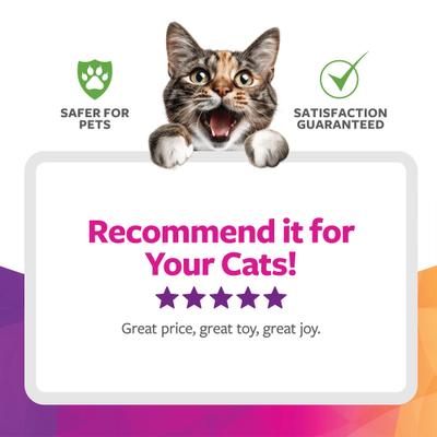 Show full view: SmartyKat Flutter Balls Feathery Cat Toy slide 6 of 9