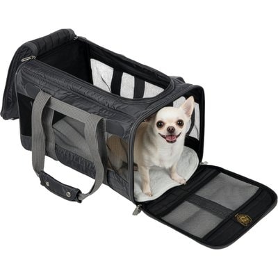 Sherpa Sherpa Original Deluxe Airline-Approved Dog & Cat Carrier Bag, Charcoal, Medium