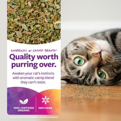 Show full view: SmartyKat USDA Certified Organic Catnip Cat Attractant, 1-oz bag slide 4 of 12