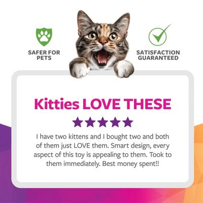 Show full view: SmartyKat Bouncy Mouse Interactive Teaser Cat Toy, Color Varies slide 6 of 9