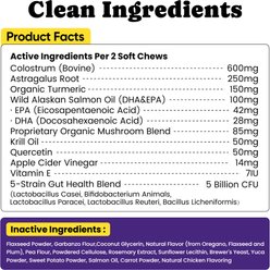 BuddyCheer Chicken Flavored Soft Chew Allergy & Skin Relief Supplement for Dogs, 180 count slide 2 of 9