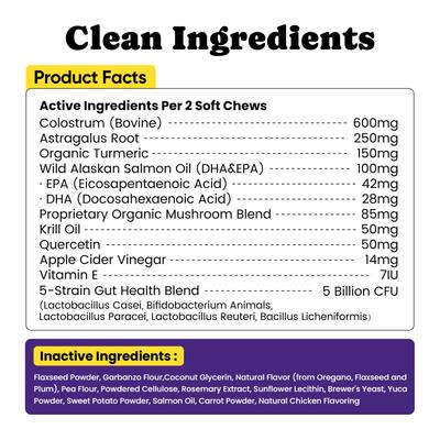 Show full view: BuddyCheer Chicken Flavored Soft Chew Allergy & Skin Relief Supplement for Dogs, 180 count slide 9 of 10