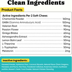 BuddyCheer Chicken Flavored Soft Chew Calming Supplement for Dogs, 180 count slide 2 of 9