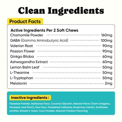 Show full view: BuddyCheer Chicken Flavored Soft Chew Calming Supplement for Dogs, 180 count slide 10 of 10