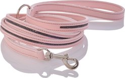Pet Passion Roxy The Crystal Bling Dog Leash, Blush, 6-ft long, 1-in wide