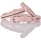 Show in main carousel: Pet Passion Roxy The Crystal Bling Dog Collar, Blush, X-Small: 9 to 12-in neck, 3/4-in wide slide 7 of 9