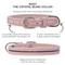 Show in main carousel: Pet Passion Roxy The Crystal Bling Dog Collar, Blush, X-Small: 9 to 12-in neck, 3/4-in wide slide 2 of 9