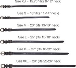 Pet Passion Roxy The Crystal Bling Dog Collar, Black Bling, Medium: 13 to 16-in neck, 3/4-in wide slide 2 of 9