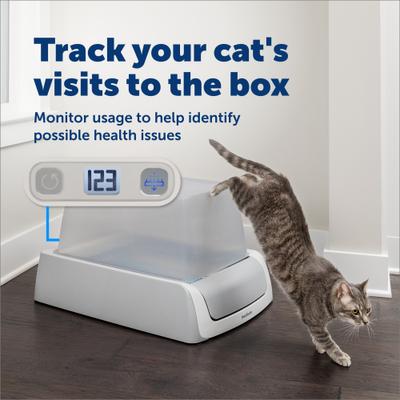 Show full view: PetSafe ScoopFree Crystal Pro Legacy Top Entry Self-Cleaning Cat Litter Box slide 6 of 11