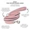 Show in main carousel: Pet Passion Roxy The Crystal Bling Dog Leash, Blush, 6-ft long, 1-in wide slide 2 of 6
