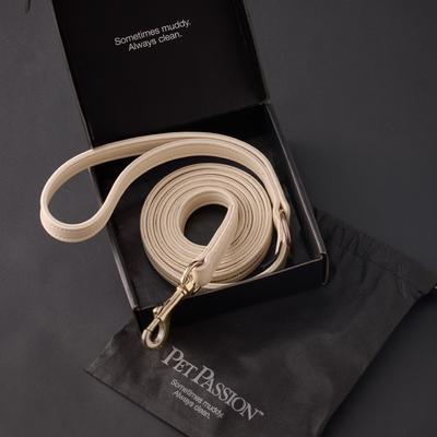 Show full view: Pet Passion Roxy The Crystal Bling Dog Leash, Alabaster, 6-ft long, 1-in wide slide 6 of 6