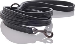 Pet Passion Roxy The Crystal Bling Dog Leash, Black Bling, 6-ft long, 1-in wide