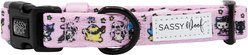 Sassy Woof Hello Kitty & Friends Flower Festival Dog Collar, Medium:19.7-in neck, 3/4-in wide slide 2 of 7