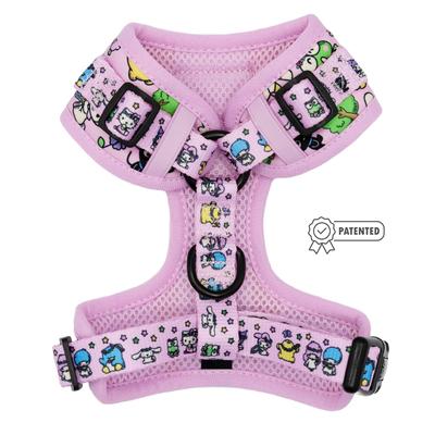 Show full view: Sassy Woof Hello Kitty & Friends Flower Festival Adjustable Dog Harness, Medium: 18 to 25-in chest slide 2 of 7
