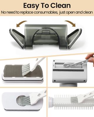 Show full view: EOX 2-in-1 Electric Pet Hair Remover Tool slide 8 of 9