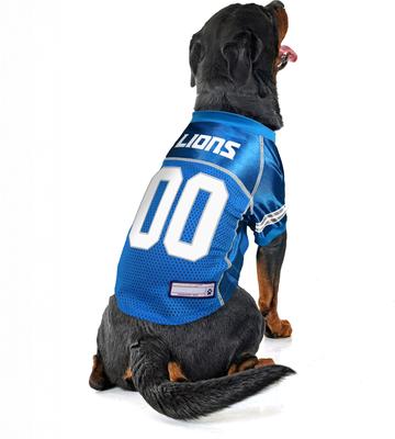 Show full view: Littlearth NFL Game Day Dog & Cat Jersey, Detroit Lions, X-Small slide 4 of 8