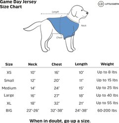 Littlearth NFL Game Day Dog & Cat Jersey, Buffalo Bills, Small slide 2 of 7