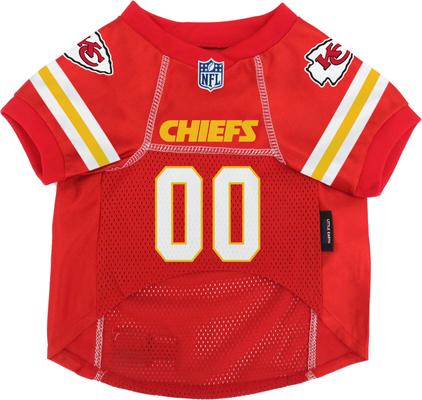 Show full view: Littlearth NFL Game Day Dog & Cat Jersey, Kansas City Chiefs, Big Dog slide 3 of 8