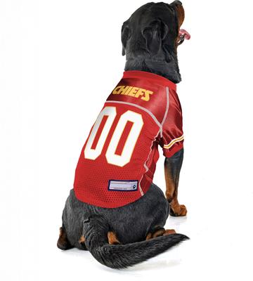 Show full view: Littlearth NFL Game Day Dog & Cat Jersey, Kansas City Chiefs, Big Dog slide 4 of 8