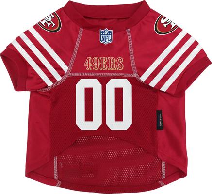 Show full view: Littlearth NFL Game Day Dog & Cat Jersey, San Francisco 49ers, Large slide 3 of 8