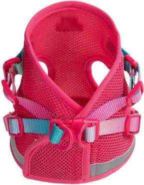 Show full view: Pink Papyrus Reflective Nylon Cat Harness & Leash Set, Pink, Small slide 3 of 10