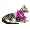 Show in main carousel: Pink Papyrus Reflective Nylon Cat Harness & Leash Set, Purple, Medium slide 6 of 10