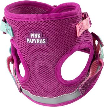 Show full view: Pink Papyrus Reflective Nylon Cat Harness & Leash Set, Purple, Medium slide 2 of 10