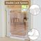 Show in main carousel: WAOWAO Auto-Close Clear Acrylic Dog Gate for Stairs & Hallways, 29-38-in, White slide 7 of 9