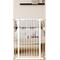 Show in main carousel: WAOWAO Extra Tall Pressure Mounted Adjustable Metal Pet Dog Gate, 40.55-in x 29-33-in, White slide 1 of 11