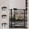 Show in main carousel: WAOWAO Extra Wide Pressure Mounted Adjustable Metal Pet Dog Gate, 24-29-in, Black slide 2 of 9