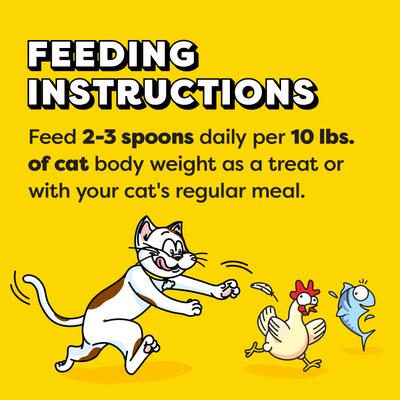 Show full view: Temptations Lickable Spoons Chicken Flavor with Tuna Chunks Lickable Cat Treats, 1.4-oz spoon, 4 count slide 8 of 10