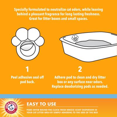 Show full view: Arm & Hammer Products Cat Litter Box Deodorizing Pod, 2 count slide 8 of 8