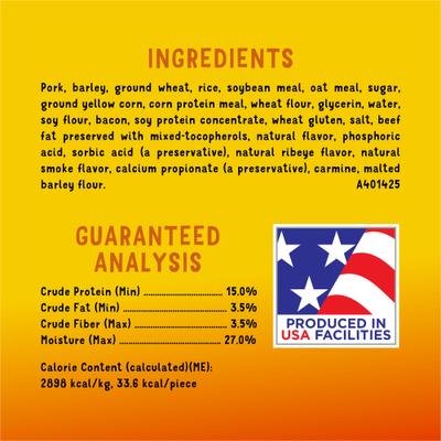 Show full view: Beggin' Bacon Wrapped Ribeye Jerky Dog Treats, 25-oz pouch slide 7 of 8