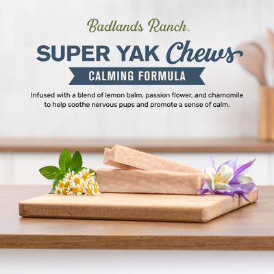 Show full view: Badlands Ranch Superchew Calming Yak Himalayan Chews for Dogs, 5-oz, case of 5 slide 4 of 6