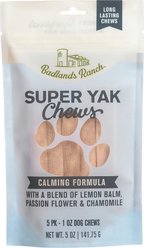 Badlands Ranch Superchew Calming Yak Himalayan Chews for Dogs, 5-oz, case of 5