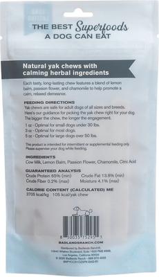 Show full view: Badlands Ranch Superchew Calming Yak Himalayan Chews for Dogs, 5-oz, case of 5 slide 3 of 6