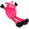 Show in main carousel: GoDog Checkers Skinny Pig Squeaker Dog Toy, Pink, Small slide 1 of 7