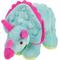 Show in main carousel: GoDog Teal Dinos Frills Chew Guard Squeaky Plush Dog Toy, Small slide 1 of 8