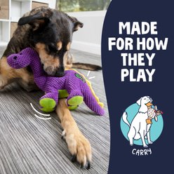 GoDog Dinos Chew Guard Bruto Squeaky Plush Dog Toy, Large slide 2 of 7