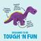 Show in main carousel: GoDog Dinos Chew Guard Bruto Squeaky Plush Dog Toy, Large slide 2 of 10