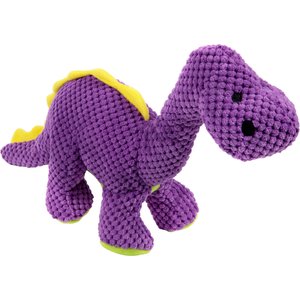GoDog Dinos Chew Guard Bruto Squeaky Plush Dog Toy, Large