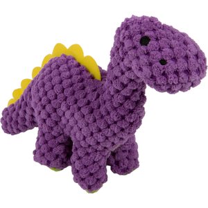 GoDog Dinos Chew Guard Bruto Squeaky Plush Dog Toy, Tiny