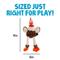 Show in main carousel: GoDog Checkers Chew Guard Rooster Squeaky Plush Dog Toy, Mini slide 4 of 11