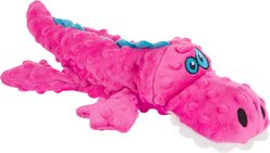GoDog Gators Chew Guard Dog Toy, Pink, Large