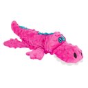 GoDog Gators Chew Guard Dog Toy, Pink, Large